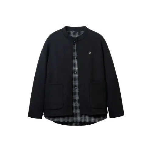 Maserati Black Unisex Coat Мазерати Черное Унисекс Пальто