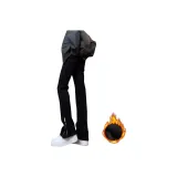 Черный с флисовой подкладкой