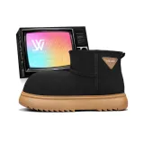 Черный с флисовой подкладкой