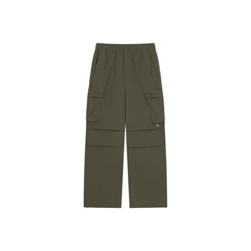 QIAODAN Вязаные Коричневые Мужские Повседневные Штаны