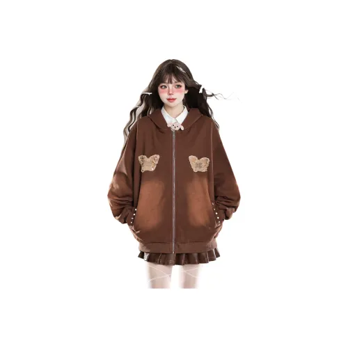 NICEAMOLA Коричневый Женский Свитшот