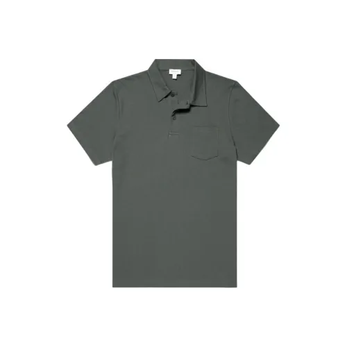 SUNSPEL Hemp Зеленая Мужская Поло