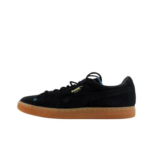 PUMA Suede Series Low Топ Скейтборд Кроссовки Унисекс Черный