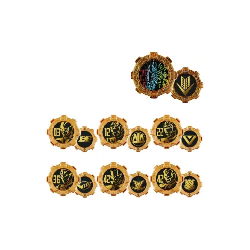 BANDAI Machinarium Squad Все Открыватели GP Squad Gears 04 Значки