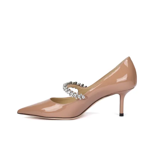 Jimmy Choo Bing Низкий каблук Высокие каблуки 6,5 см Женские Балет Розовый