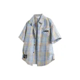 Желтый и синий плед