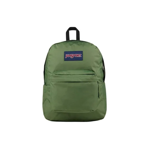 JanSport Полиэстер Рюкзак Унисекс Армейский Зеленый