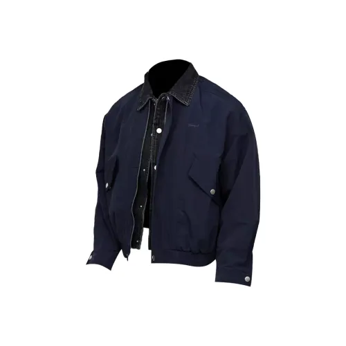 YIWANSHIDUO Темно-синие унисекс куртки