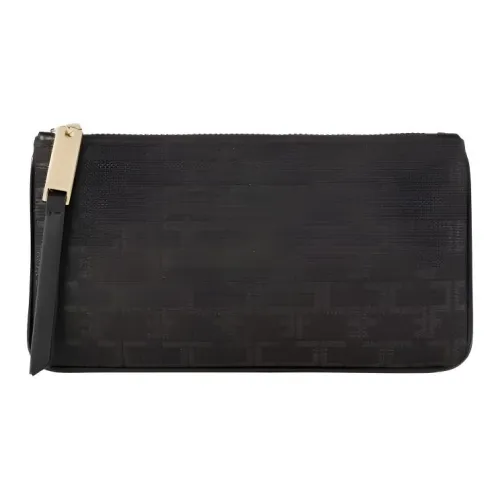 Elisabetta Franchi Жаккардовая ткань Клатч Женские Черный
