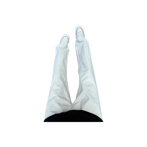 GMTK Белый Полуэластичный Пояс Мужские Джинсы