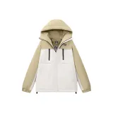 Песочный коричневый, белый.