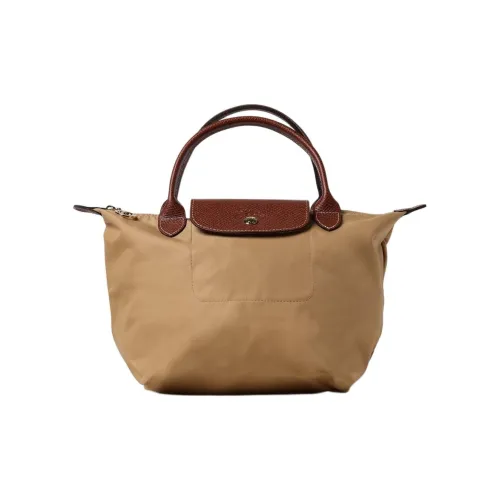 LONGCHAMP Le Pliage Нейлоновая Сумка Маленькая Женская Коричневая
