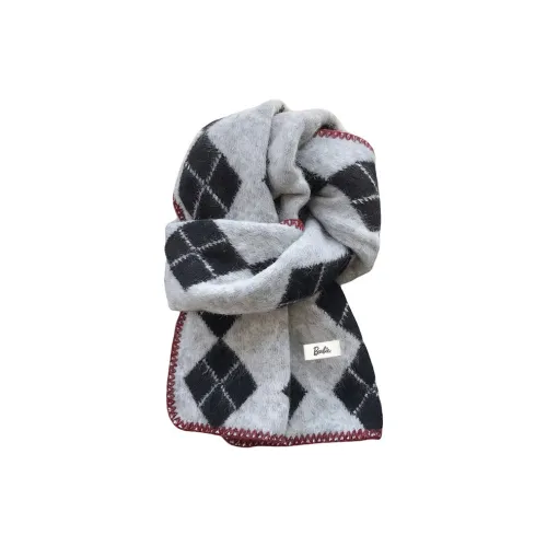 Барби Смесовая шерсть Вязаные шарфы Унисекс