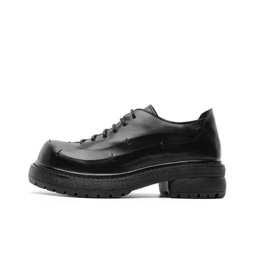 Chi Wolf Fashion Versatile Повседневные кожаные туфли Унисекс