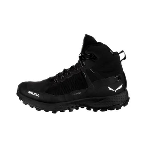 SALEWA PEDROC Pro POWERTEX Водонепроницаемый И Износостойкий Высокий Топ Аутдор Женские Черный