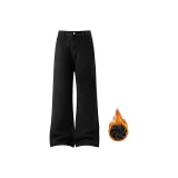 Чёрный (утолщённый с флисовой подкладкой)