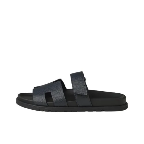 HERMES Chypre Шлепанцы Мужской Океан Синий