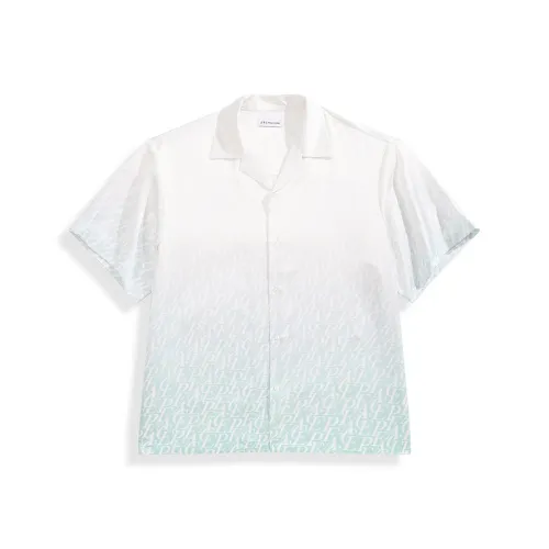 PEACEBIRD MEN Молоко Белый Зеленый 1 Мужская Рубашка