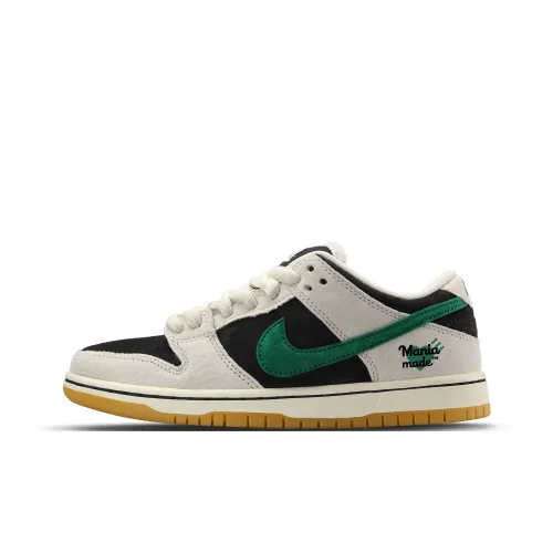 Nike Dunk SB Устойчивые к истиранию Низкие Кроссовки для скейтбординга Унисекс Серый Коричневый Зеленый