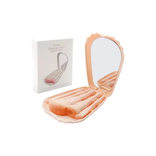 Подарки оболочка зеркальце мини кисть для макияжа