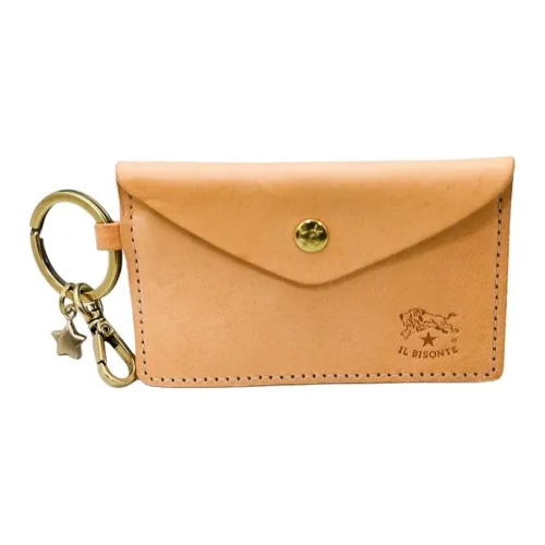 Il Bisonte Коровья кожа Держатель для карт Унисекс Естественный