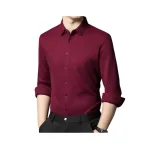 Фуксия [с флисовой подкладкой] рубашка