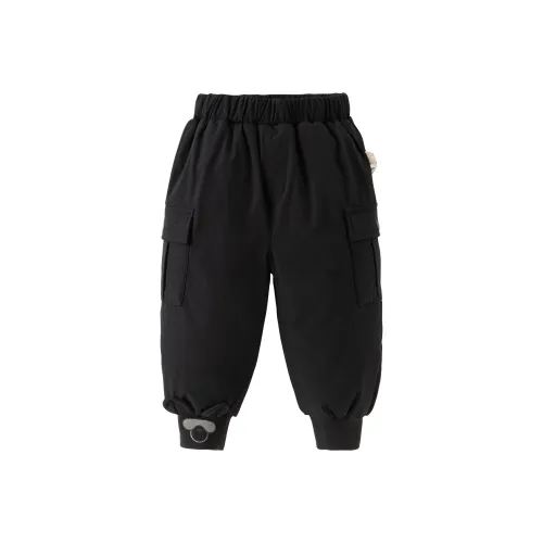 DAVE BELLA Carbon Black [3A Антибактериальный Бархат Водонепроницаемый Тело] Kids Пуховые Штаны