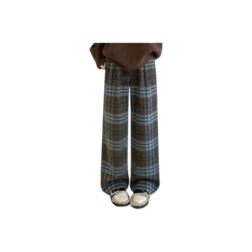 M JBABY Клетчатый с флисовой подкладкой KIDS Вязаные тренировочные штаны