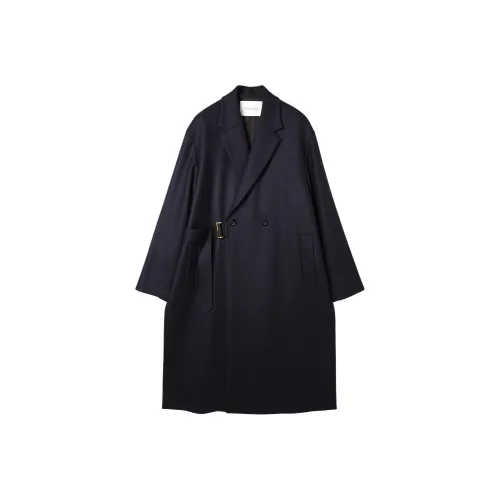 CULLNI Fw25 Шерсть Melton Галстук Locken Длинный Chester Пальто Унисекс