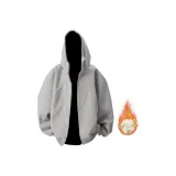 Серый с флисовой подкладкой