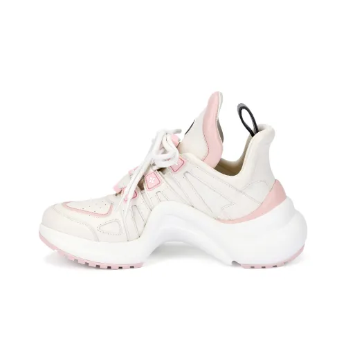 LOUIS VUITTON Archlight Low Топ Повседневная обувь Женская Белая Розовая