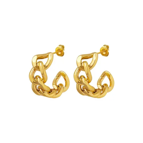 Серьги из меди и сплава женские