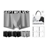 Коробка 4 пачки (Черный и белый *2 + Светло-серый и белый *2)