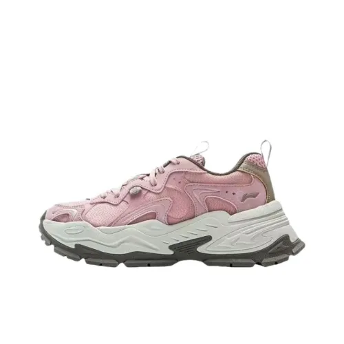 LINING Starlight Устойчивый к истиранию Дышащий Низкий Верх Casual Женский Розовый