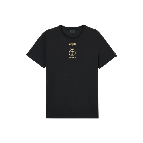 VENUM x Topuria Unmatched T-Shirt Мужская Черный Золото Цвет