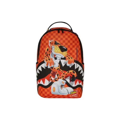 SPRAYGROUND CHEETOS Коллаборация Рюкзак из искусственной кожи Унисекс Оранжевый Черный