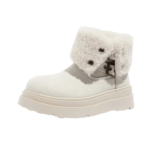 TAFN Сноубутсы Бежевые Женские