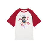 Граффити Медвежонок - Белый и Красный