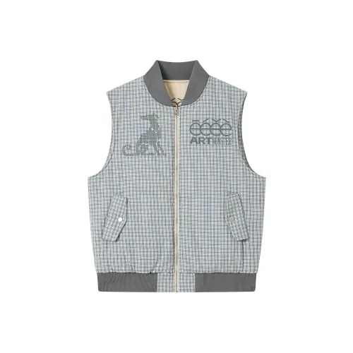 EeeeArtmonster Жилет Пальто Осенний Зимний Унисекс