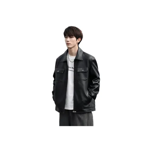 ICVBL Мужские кожаные куртки