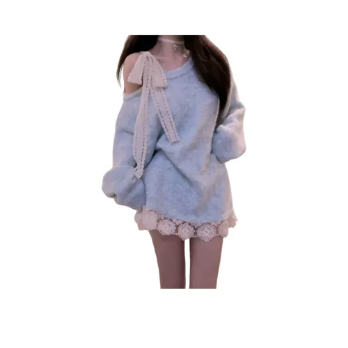 VENICEW Синий с VN Бренд Наклейка Женские Трикотаж