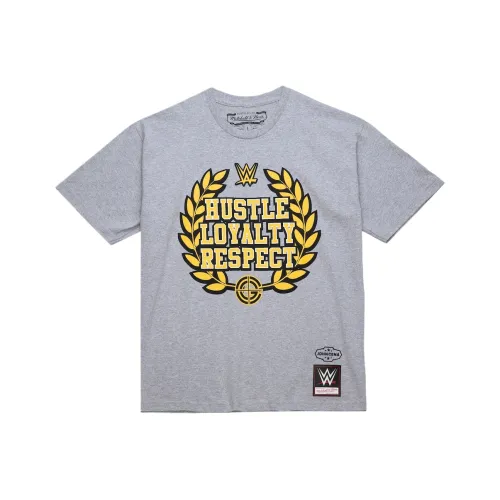 MITCHELL NESS John Cena Вересковый серый Венок T Рубашка T Рубашка Мужская