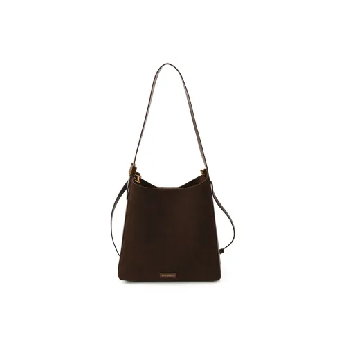 ZOGA ПУ (полиуретан) Сумка через плечо Стандартная Женская Кофейно-коричневый Черный