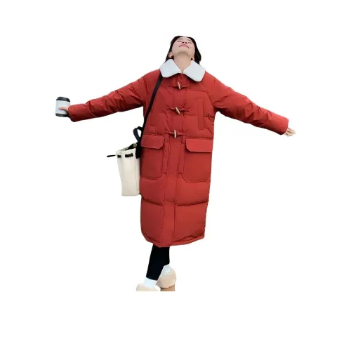 HTAUZ Ангора Красный Женские Пуховики