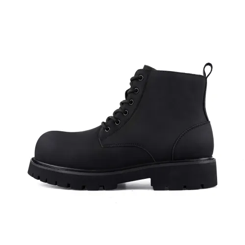 MR.A Короткий Мартин Ботин Мужской Черный