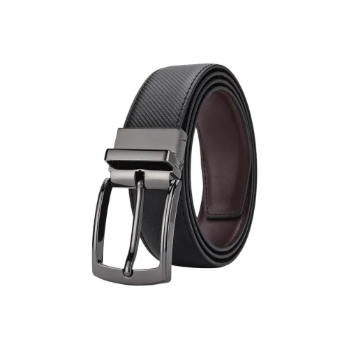 ROLLSNEA Split Leather с покрытием фильм кожаные ремни мужской 3,4CM