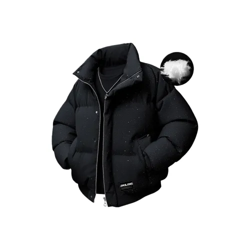 JIMI JONS Черный [Гипсофила Утолщенный] Унисекс Пуховики