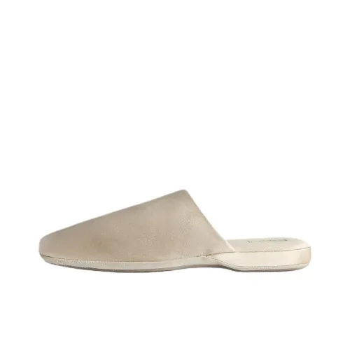 CALVIN KLEIN Резина Подошва Нет Особенный Эффект Домашние Тапочки Женские Бежевые