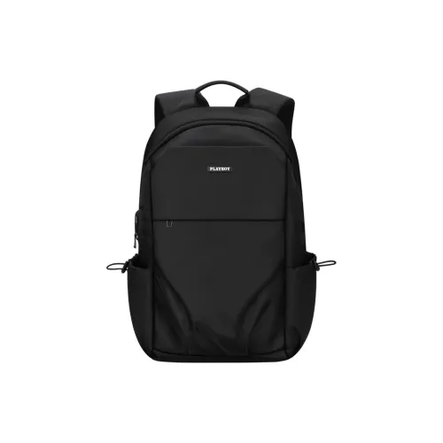Playboy Oxford Backpack Regular Unisex Black Плейбой Оксфорд Рюкзак Стандартный Унисекс Черный