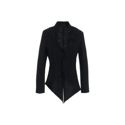 Yohji Yamamoto Femme FW25 Мягкий WOLLEN 1 14 Tuck D Короткий Куртка Куртки Пальто Женские